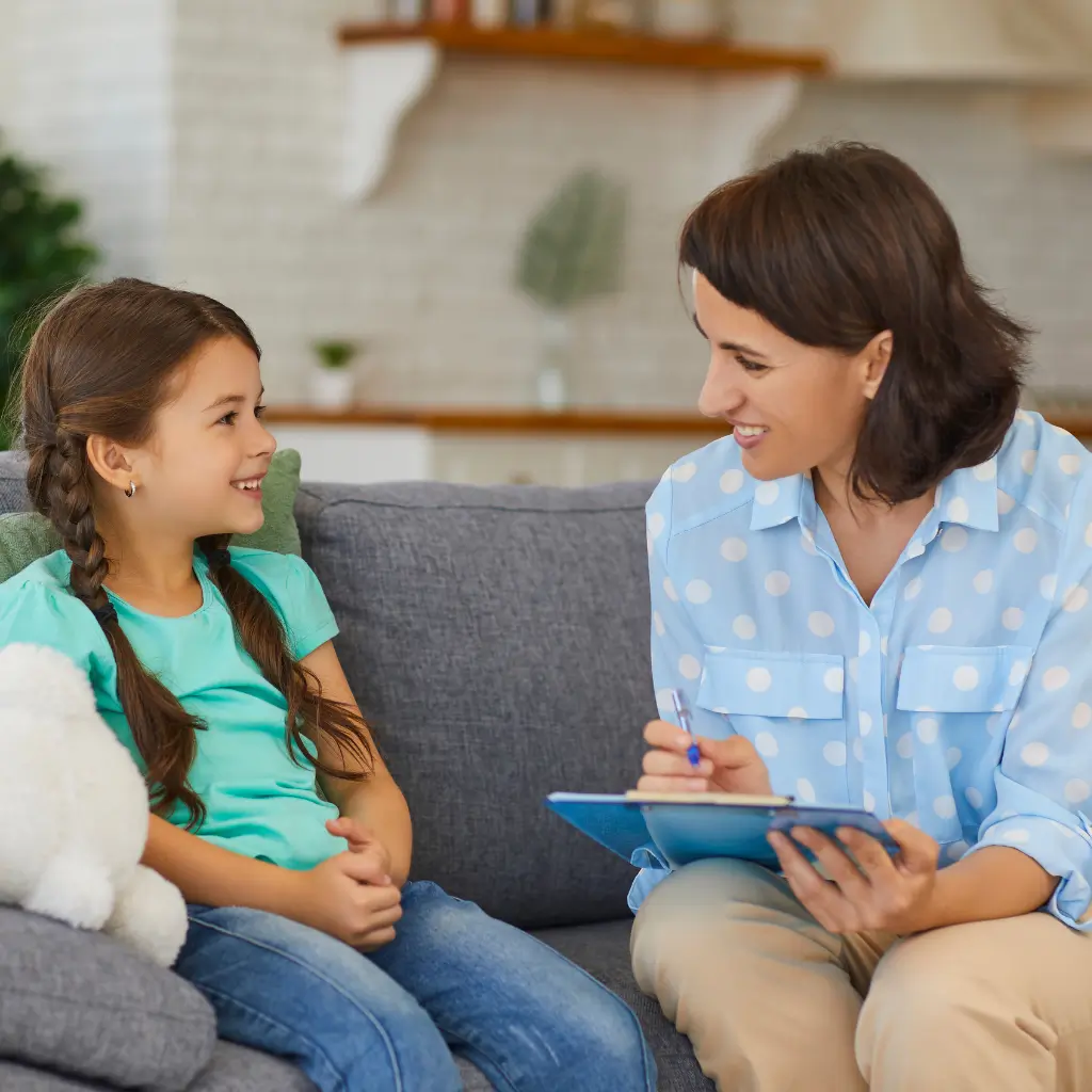 Terapia da fala e linguagem com criança